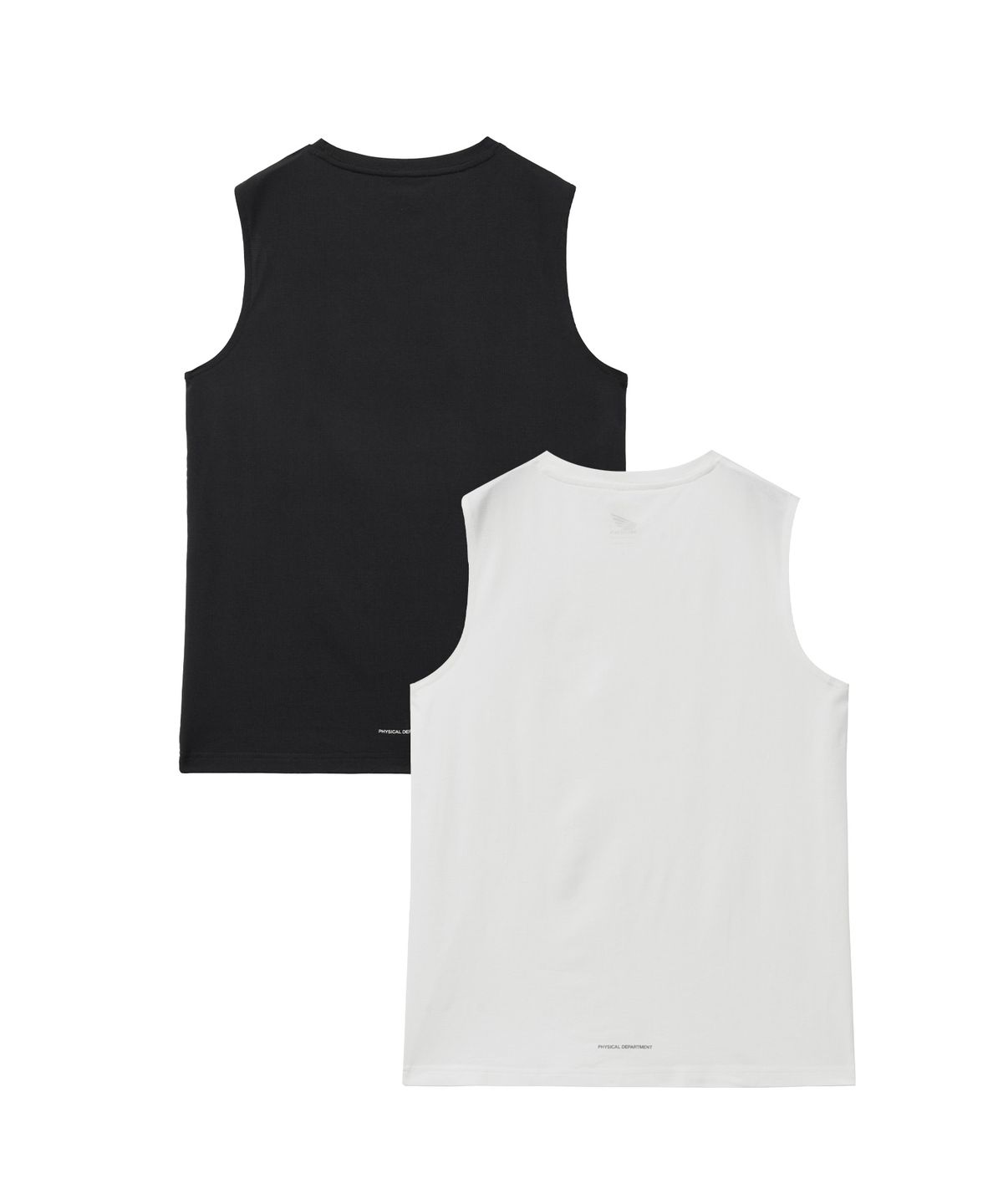 핍스 모터사이클(PHYPS MOTORCYCLE) [2Pack] Speed Cool Mesh Sleeveless White & Black