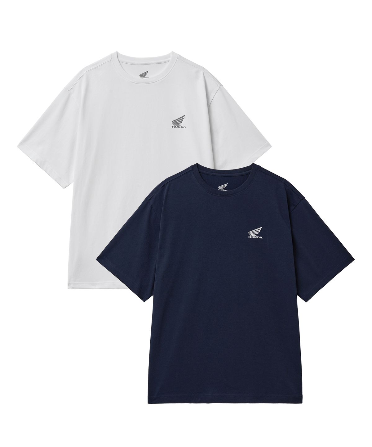 핍스 모터사이클(PHYPS MOTORCYCLE) [2Pack] Speed Cool Short Sleeve White & Navy