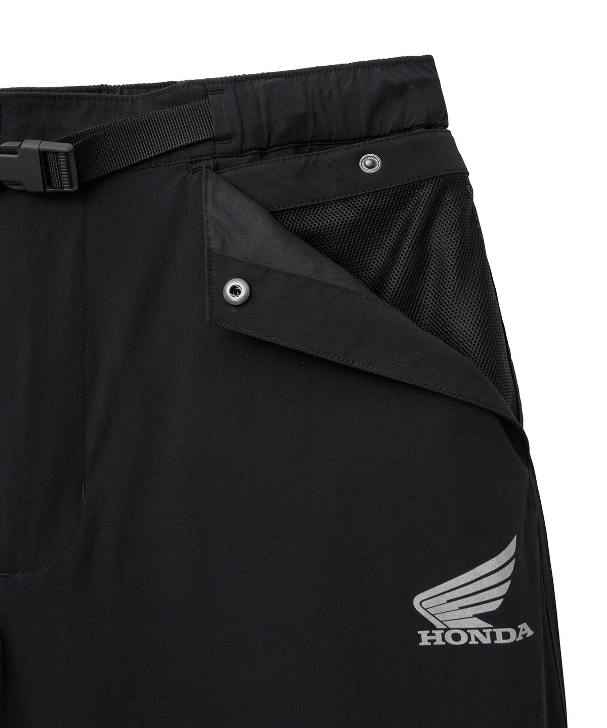 핍스 모터사이클(PHYPS MOTORCYCLE) H-Tech Light Weight Belt Banding Pants Black