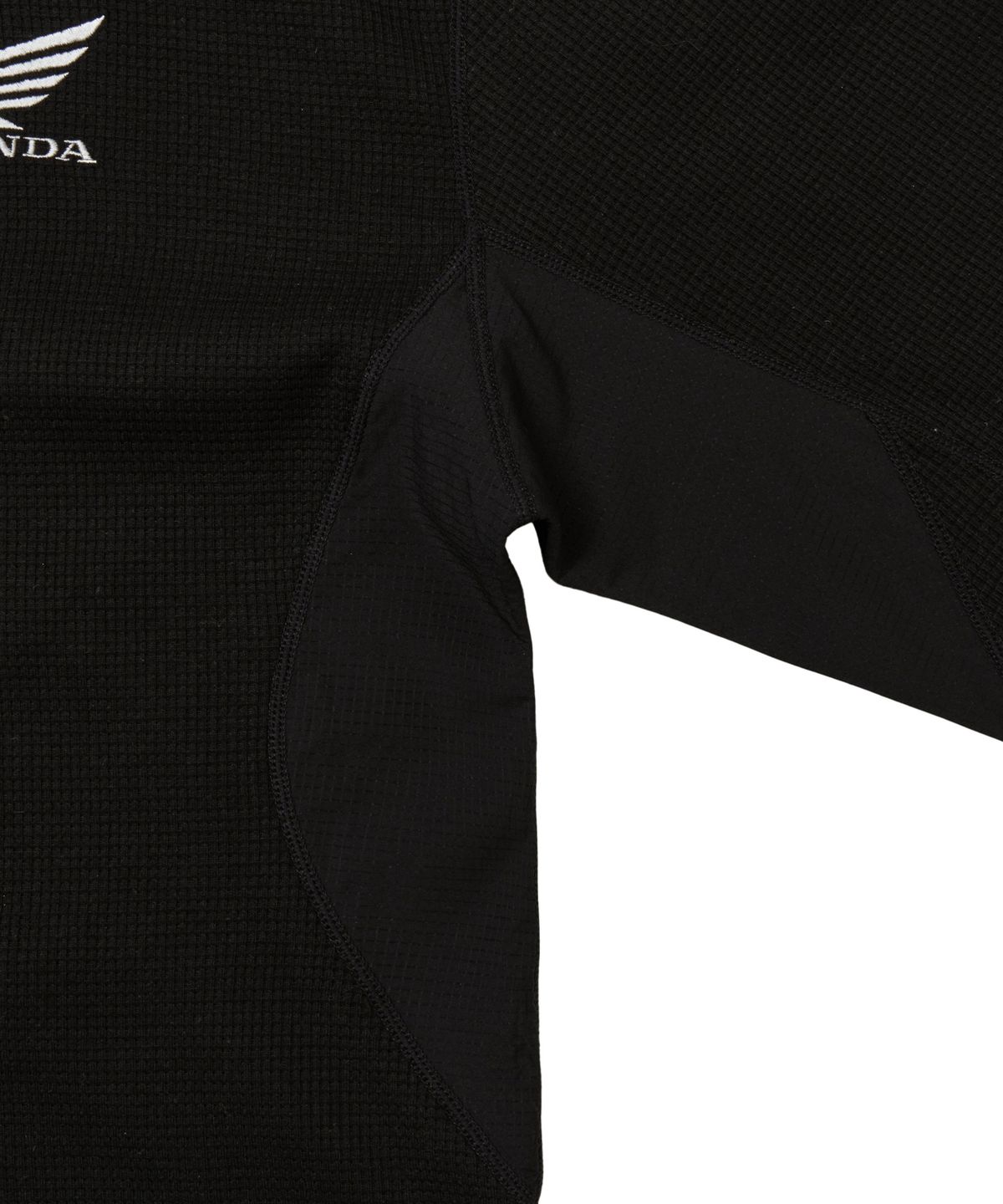 핍스 모터사이클(PHYPS MOTORCYCLE) H-Tech Light Weight Waffle Hoodie Zip-Up Black