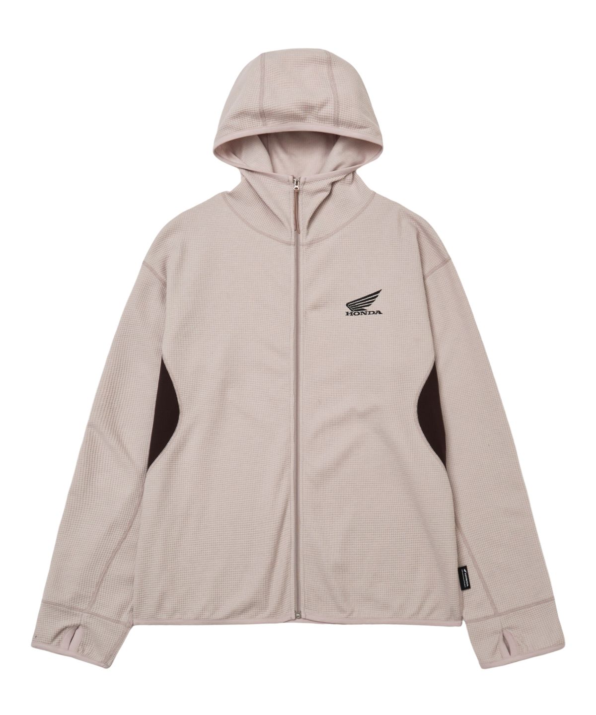핍스 모터사이클(PHYPS MOTORCYCLE) H-Tech Light Weight Waffle Hoodie Zip-Up Beige