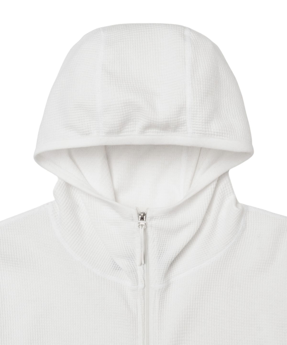 핍스 모터사이클(PHYPS MOTORCYCLE) H-Tech Light Weight Waffle Hoodie Zip-Up Light Gray