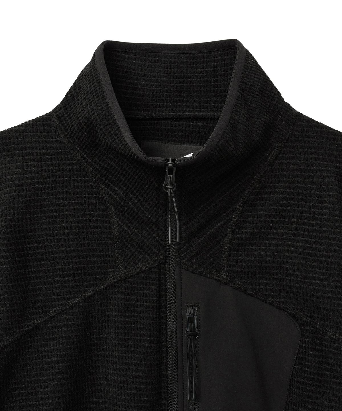 핍스 모터사이클(PHYPS MOTORCYCLE) H-Tech Grid Fleece Jacket Black