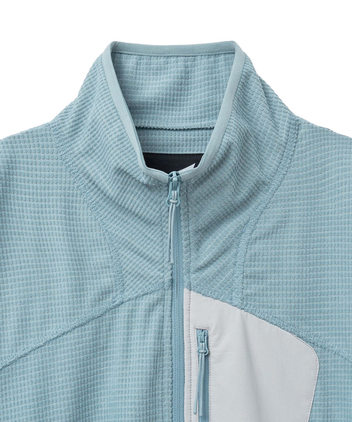 핍스 모터사이클(PHYPS MOTORCYCLE) H-Tech Grid Fleece Jacket Blue
