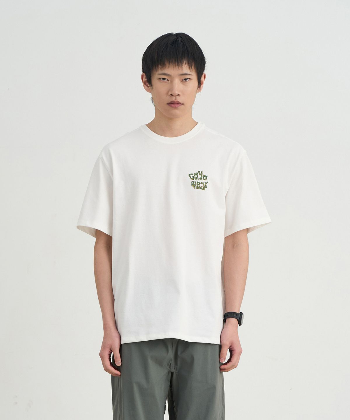 고요웨어(GOYOWEAR) 카모 CP 티셔츠 (아이보리)