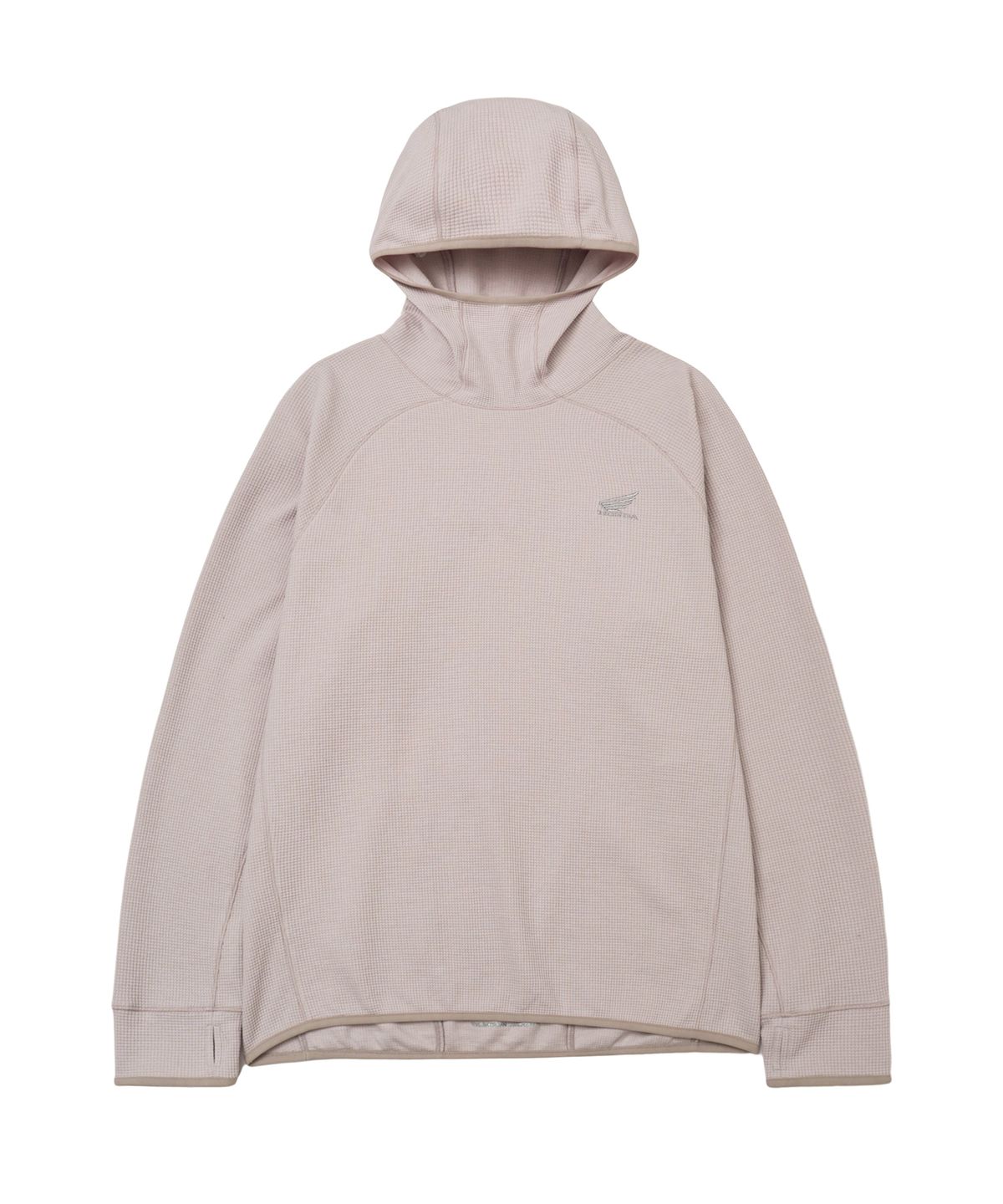 핍스 모터사이클(PHYPS MOTORCYCLE) H-Tech Waffle Back Pocket Hooded Long Sleeve Beige