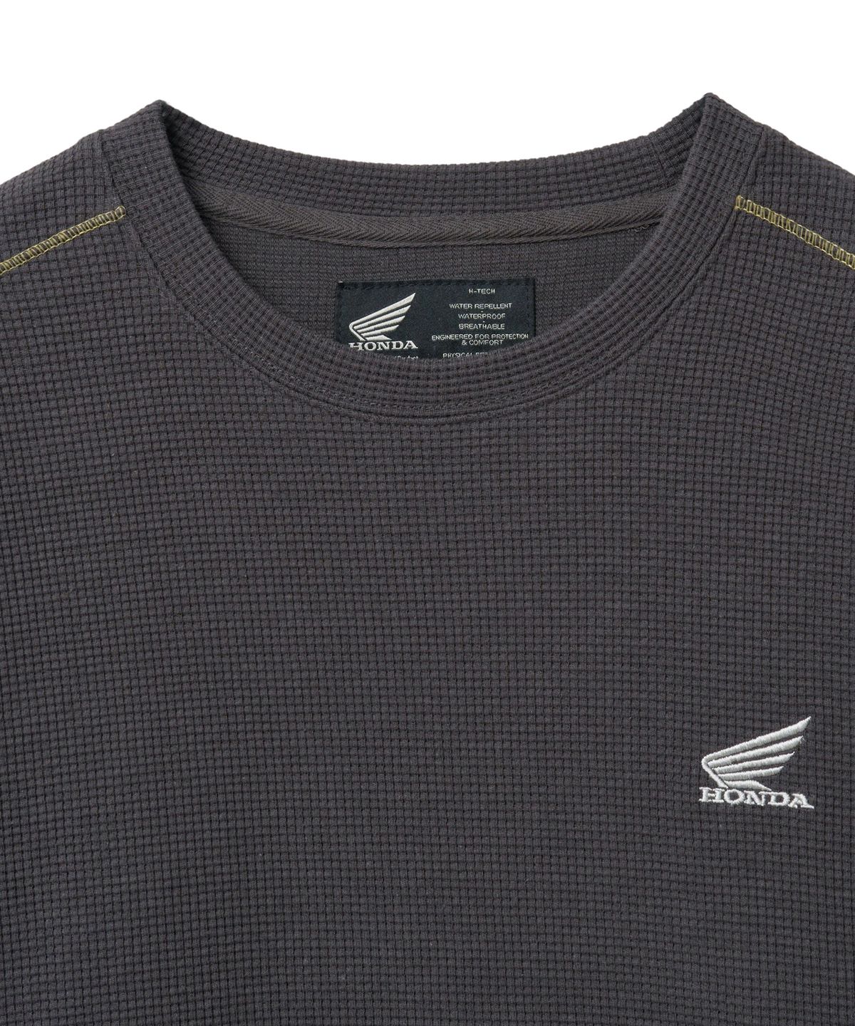 핍스 모터사이클(PHYPS MOTORCYCLE) H-Tech Waffle Long Sleeve Charcoal
