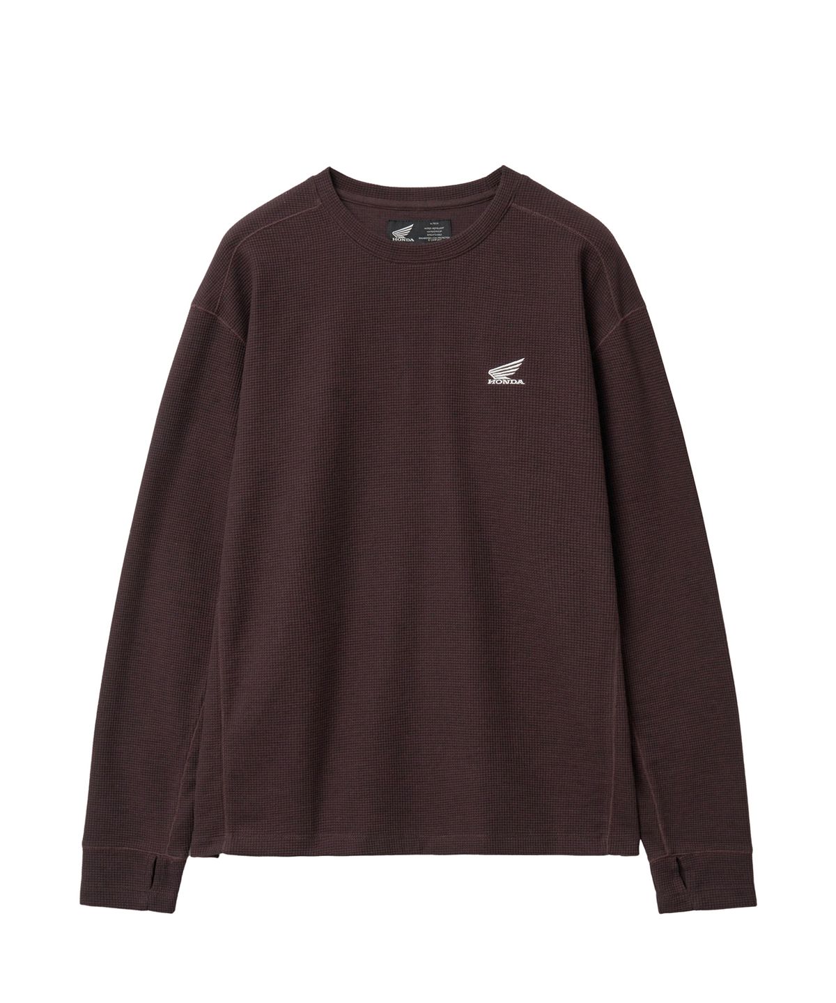 핍스 모터사이클(PHYPS MOTORCYCLE) H-Tech Waffle Long Sleeve Burgundy