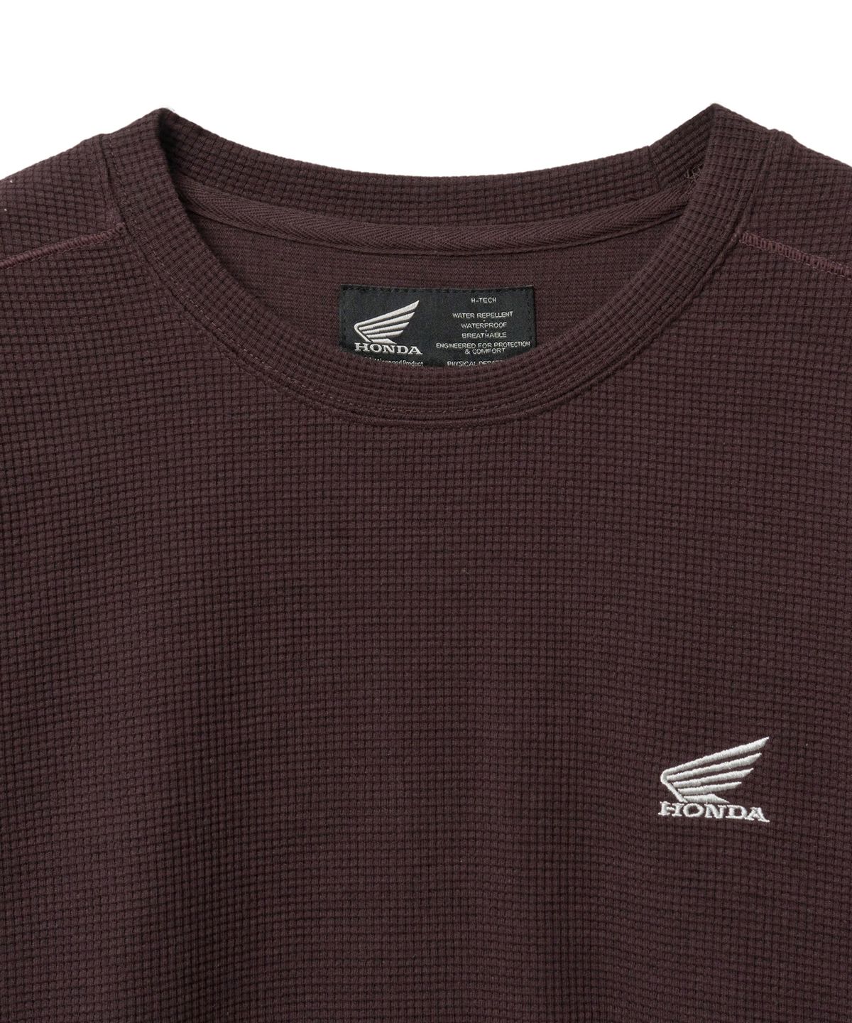 핍스 모터사이클(PHYPS MOTORCYCLE) H-Tech Waffle Long Sleeve Burgundy