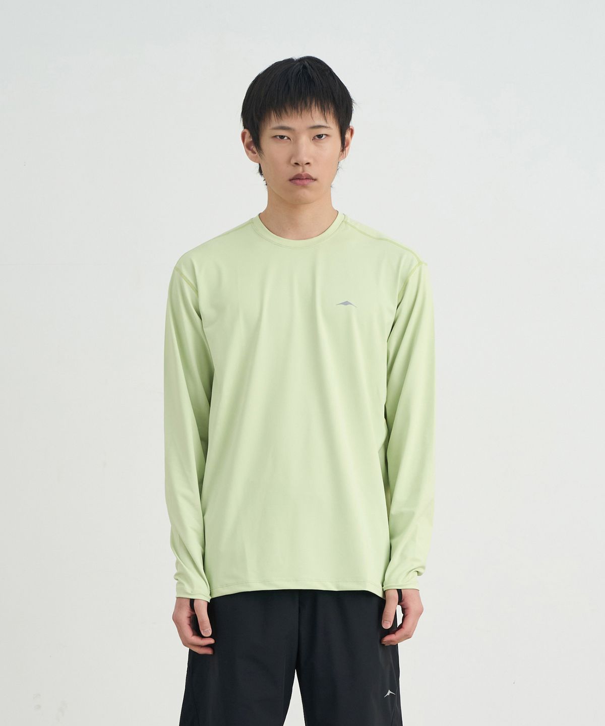 고요웨어(GOYOWEAR) 아스킨 로고 롱 슬리브 (라이트 라임)