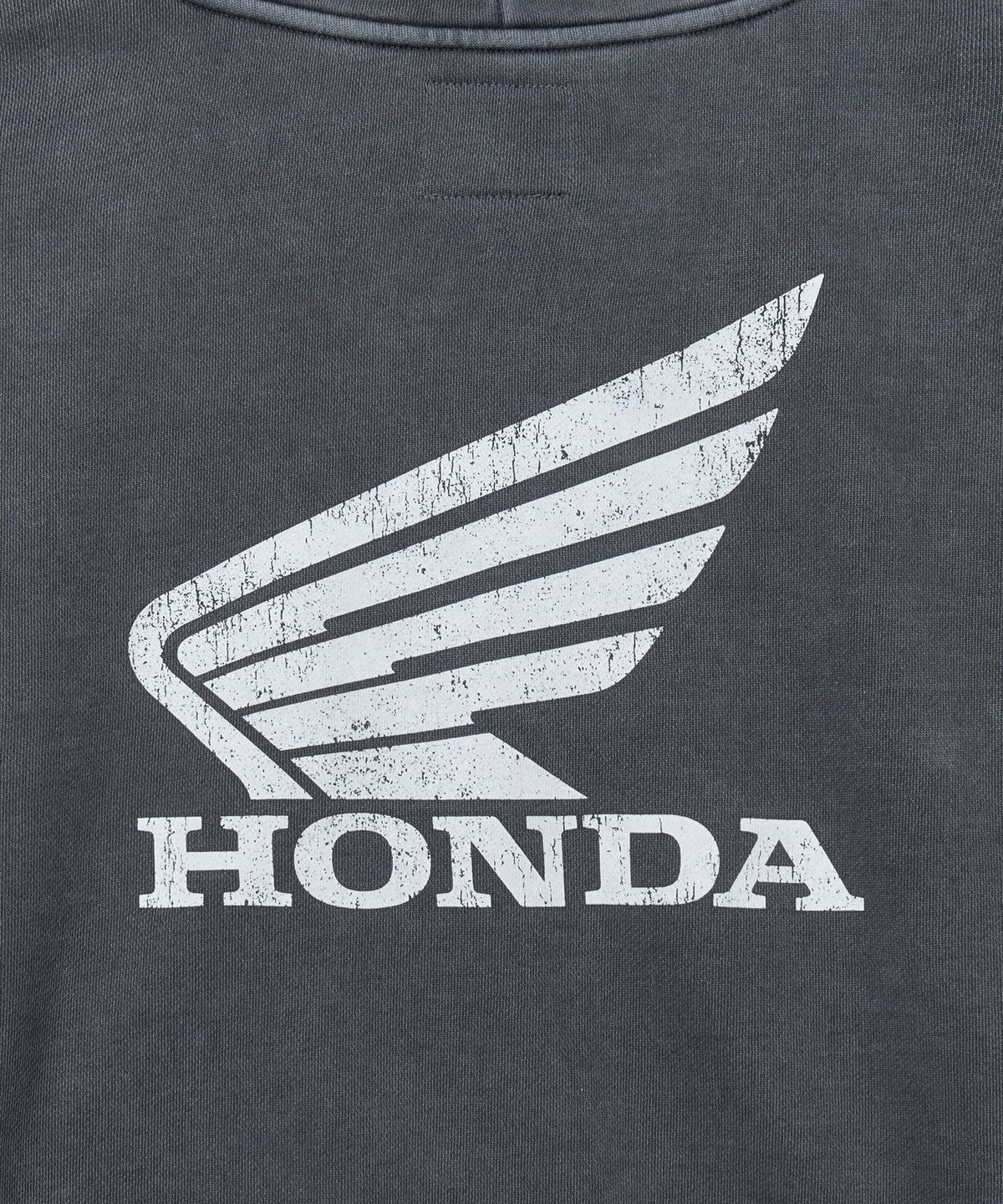 핍스 모터사이클(PHYPS MOTORCYCLE) Pigment Scratch Logo Hoodie Zip-Up Navy