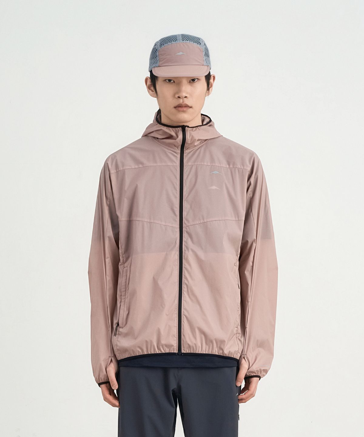 고요웨어(GOYOWEAR) 라이트 러닝 자켓 2.0 (스톤 핑크)
