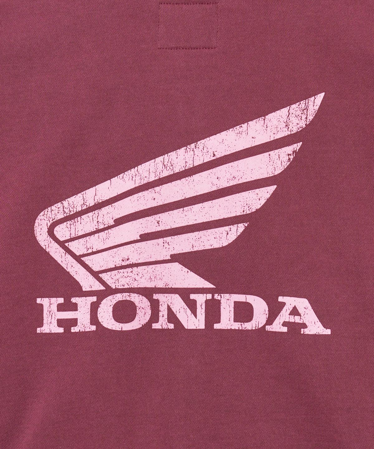 핍스 모터사이클(PHYPS MOTORCYCLE) Pigment Scratch Logo Hoodie Zip-Up Red