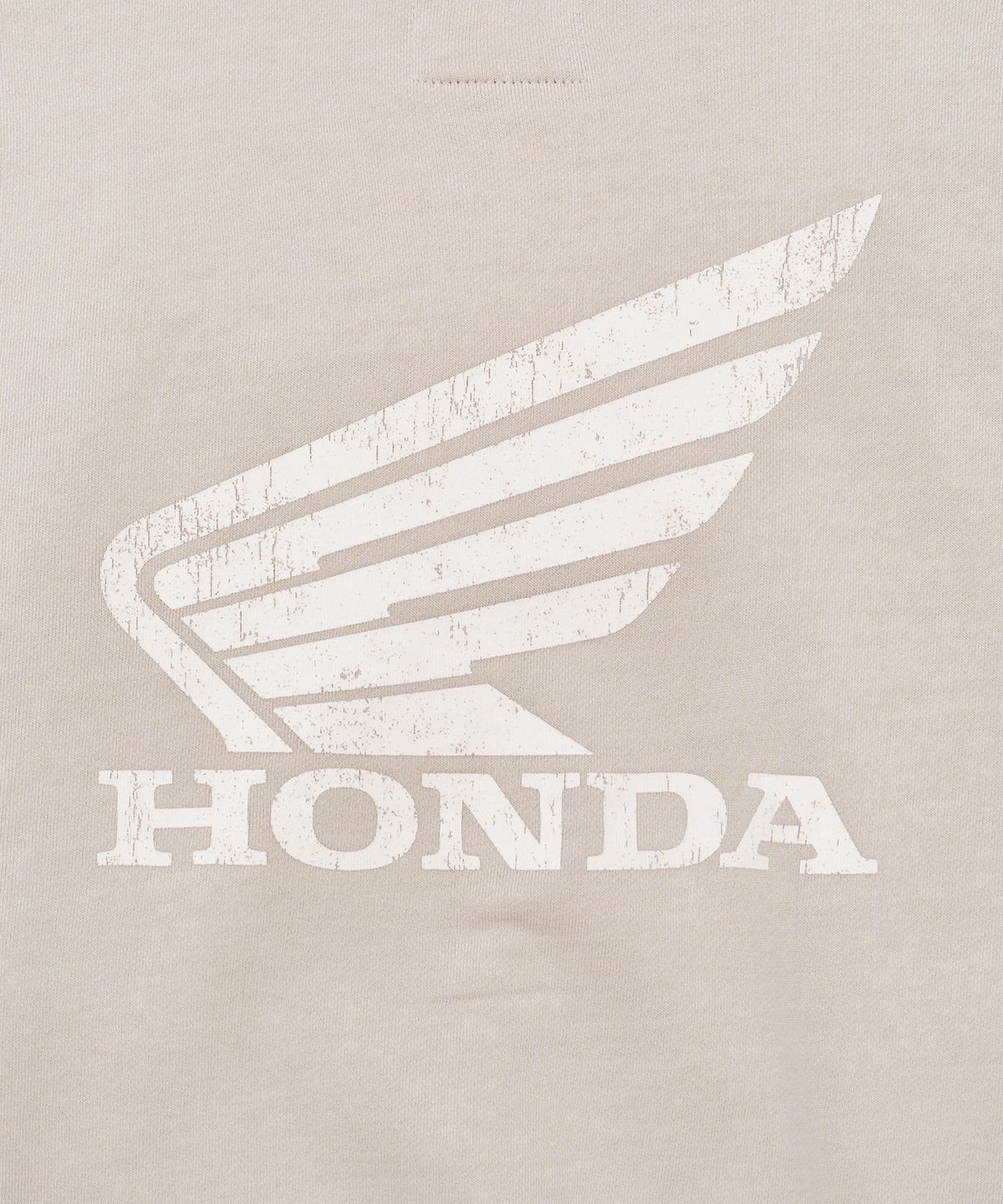 핍스 모터사이클(PHYPS MOTORCYCLE) Pigment Scratch Logo Hoodie Zip-Up Beige