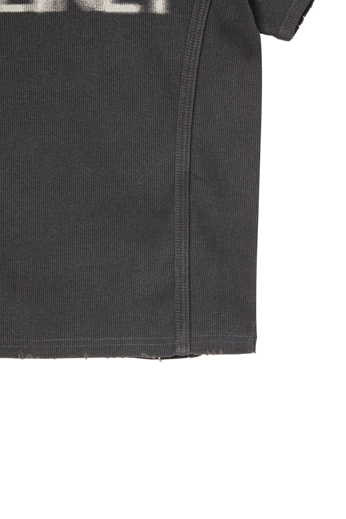 다이닛(DEINET) PIGMENT LOGO T-SHIRT IN CHARCOAL