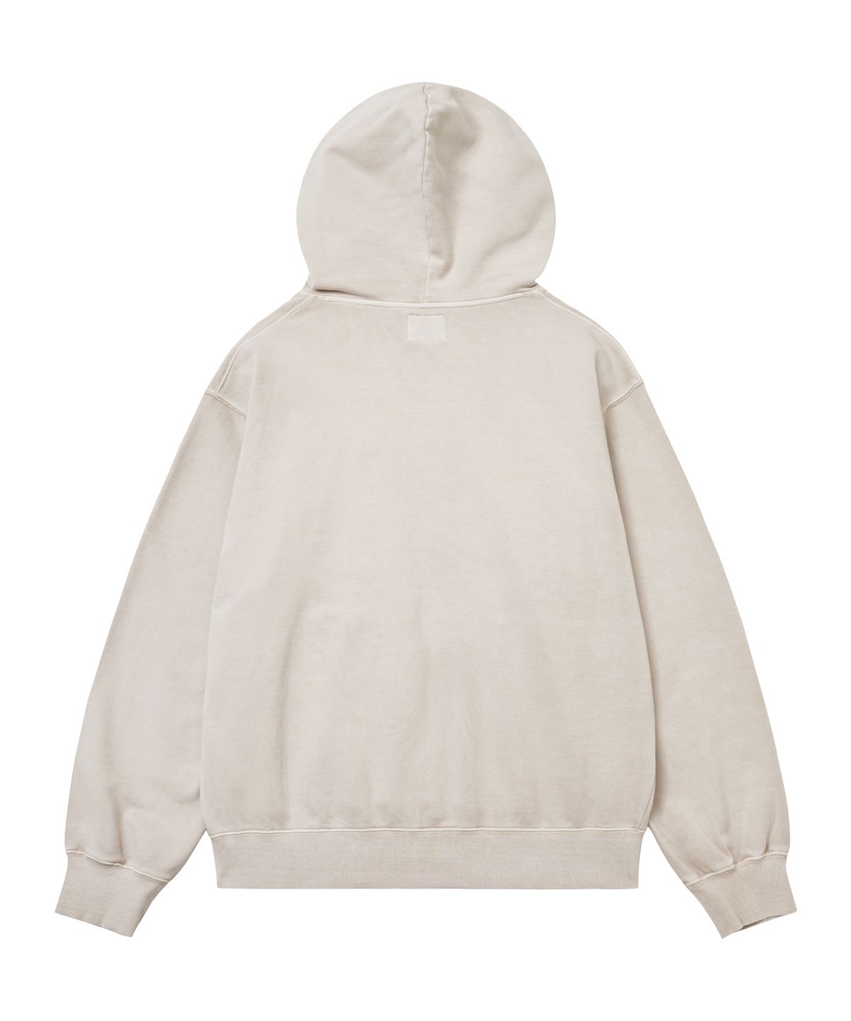 핍스 모터사이클(PHYPS MOTORCYCLE) Pigment Dax Bear Hoodie Beige