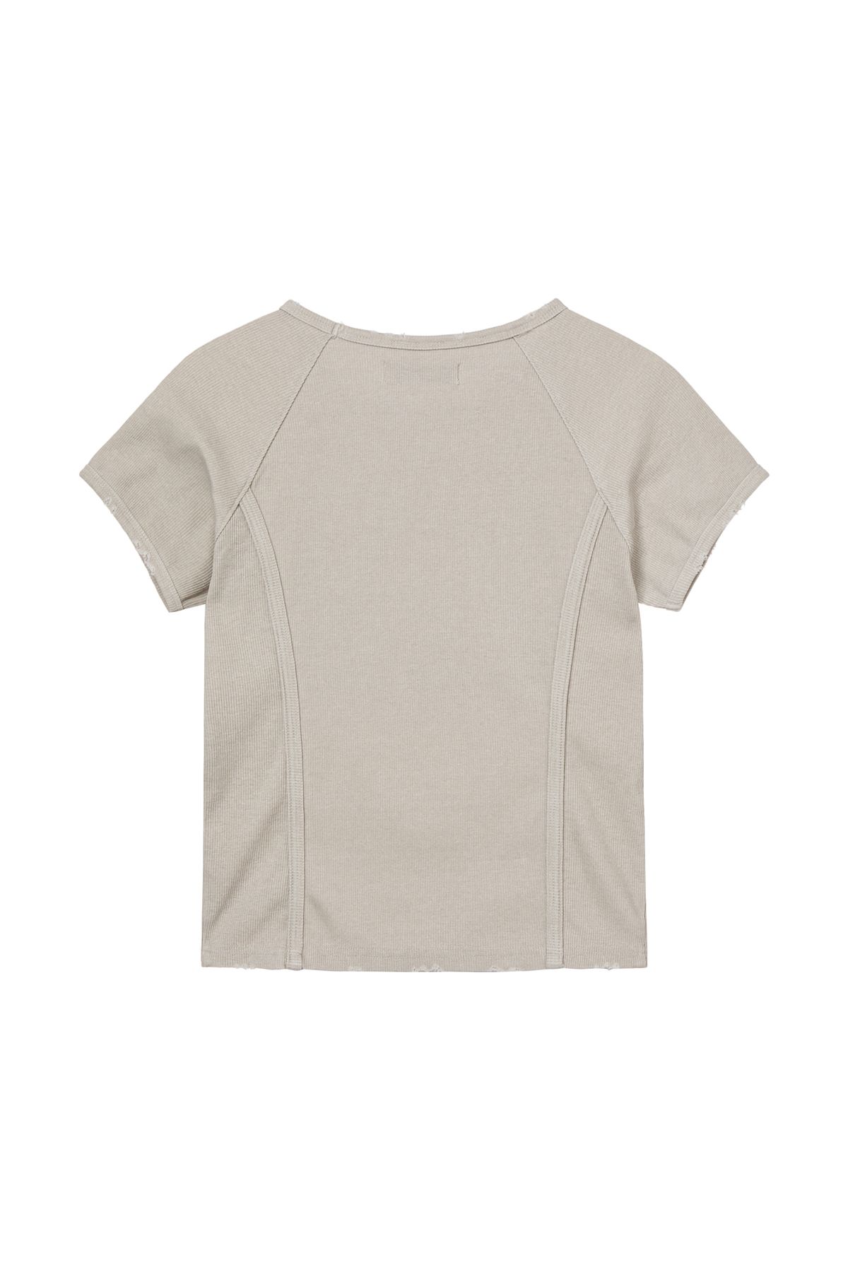 다이닛(DEINET) PIGMENT LOGO T-SHIRT IN BEIGE