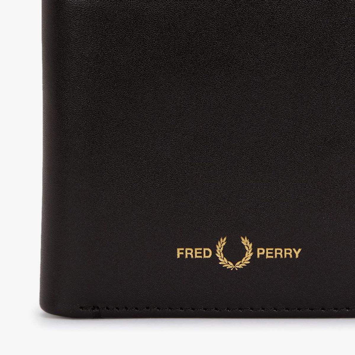 프레드페리(FRED PERRY) 스무스 레더 빌 폴드 월렛 - 블랙 CFPU2612803-102