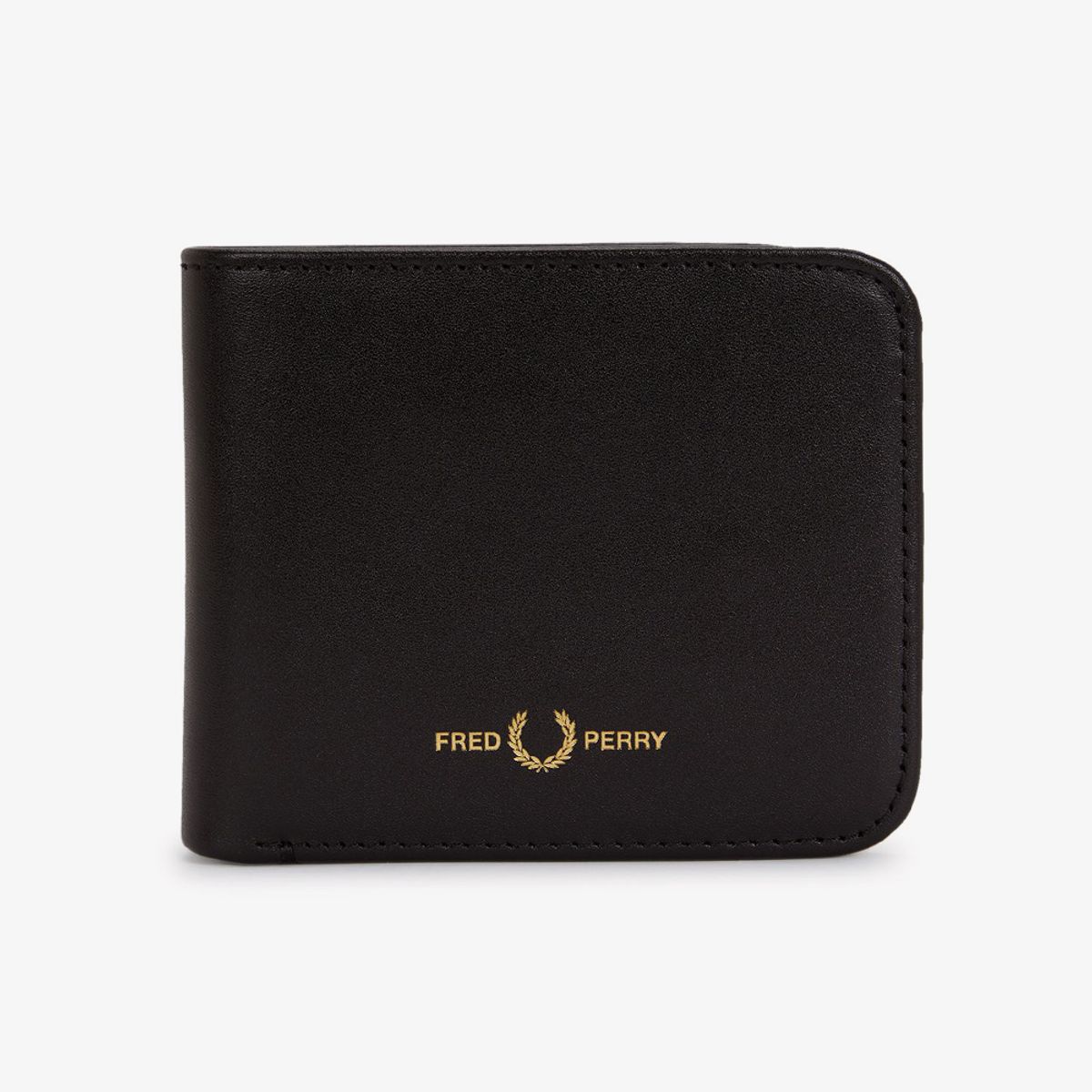 프레드페리(FRED PERRY) 스무스 레더 빌 폴드 월렛 - 블랙 CFPU2612803-102