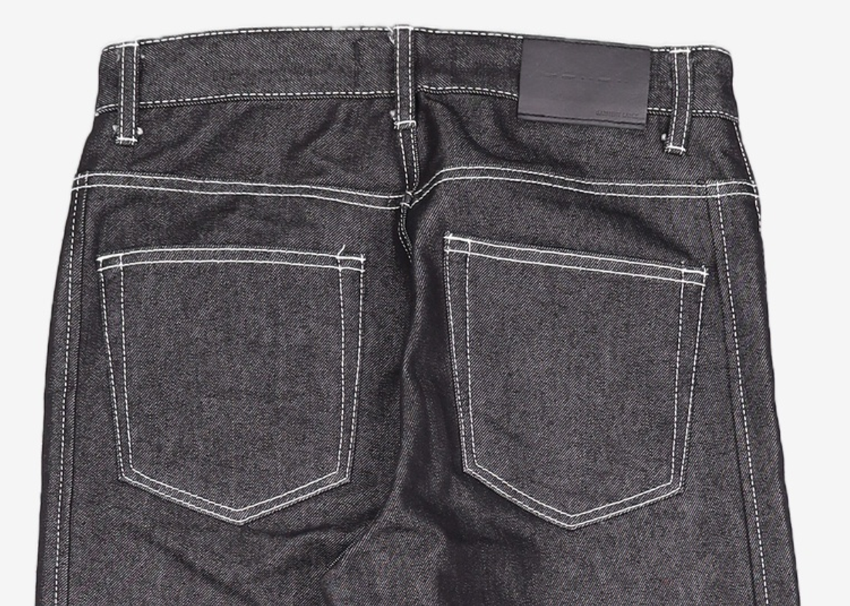 가먼트레이블(GARMENT LABLE) Stitch Straight Jeans - Black 95