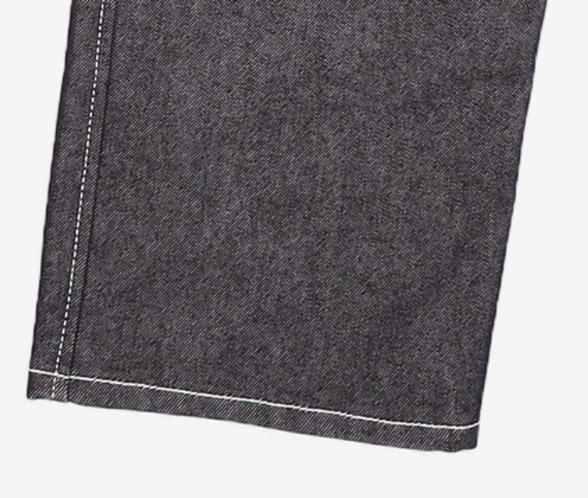 가먼트레이블(GARMENT LABLE) Stitch Straight Jeans - Black 95