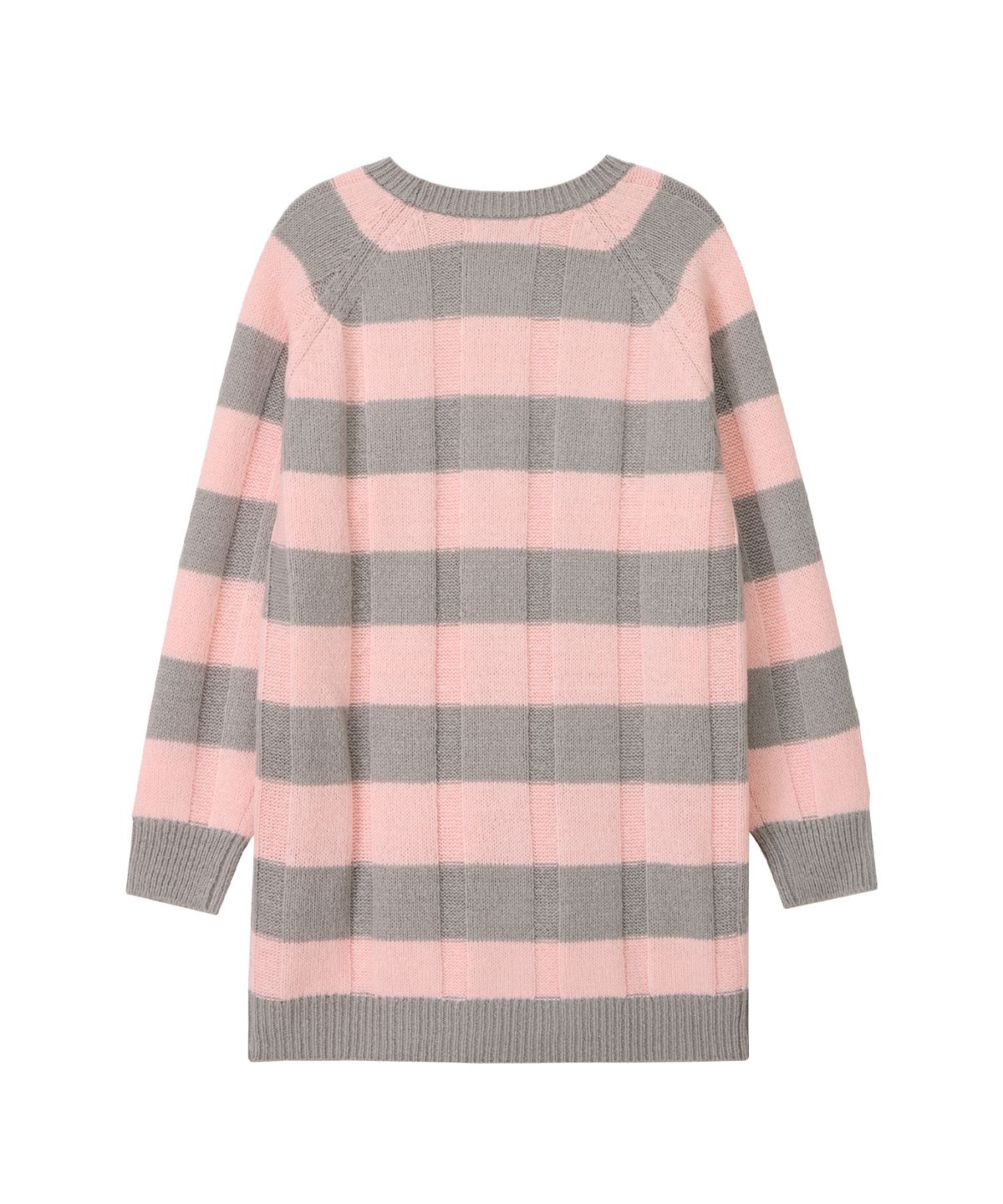 판도라핏(PANDORAFIT) Luna Stripe Knit Dress (melange gray)