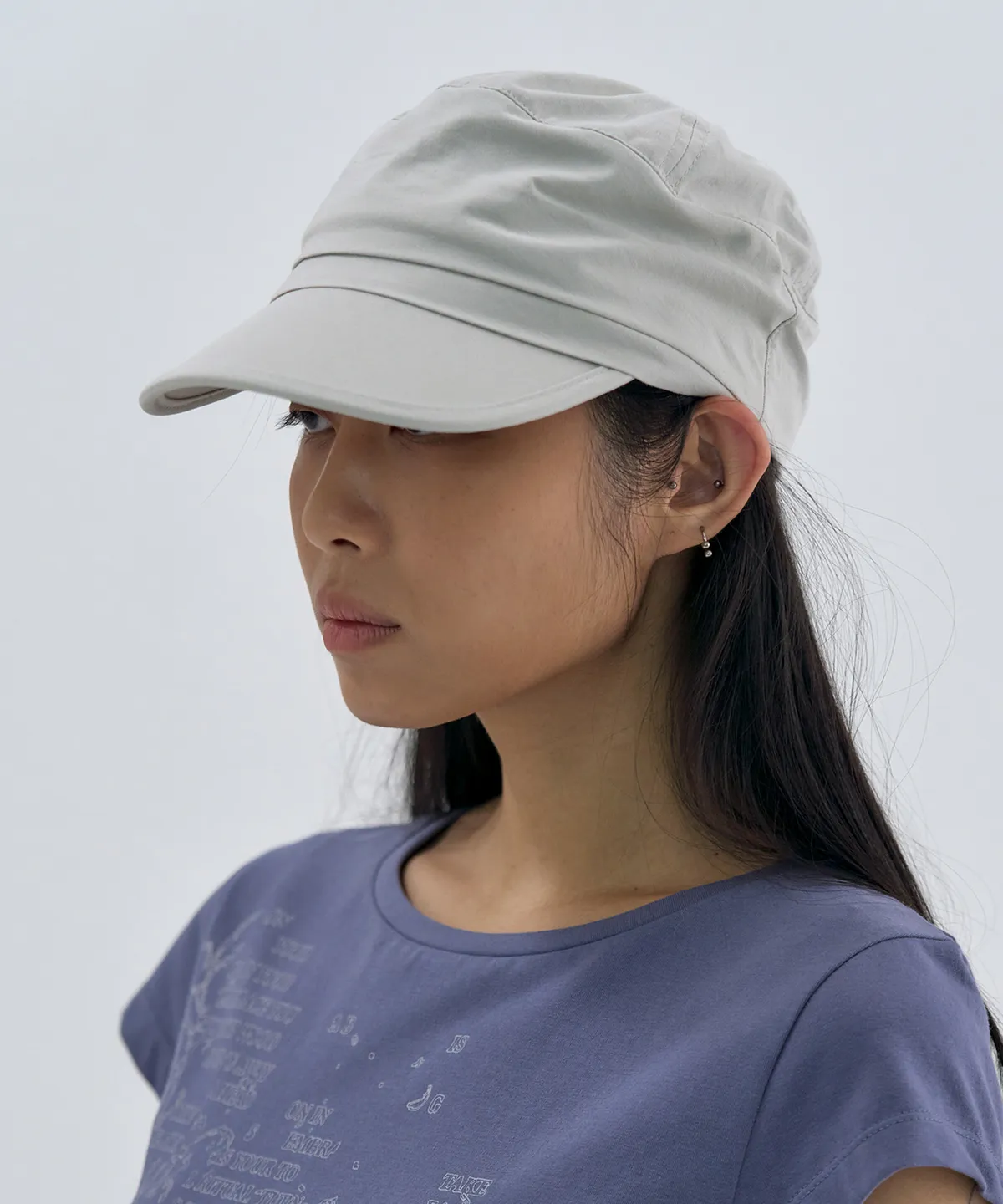 웰빙익스프레스(WELLBEING EXPRESS) Cotton Combat Cap Light Grey