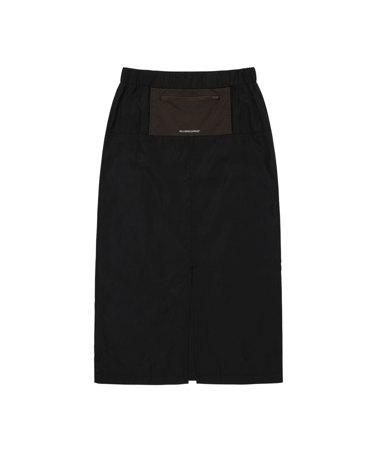 웰빙익스프레스(WELLBEING EXPRESS) Utility Zipper Skirt Black