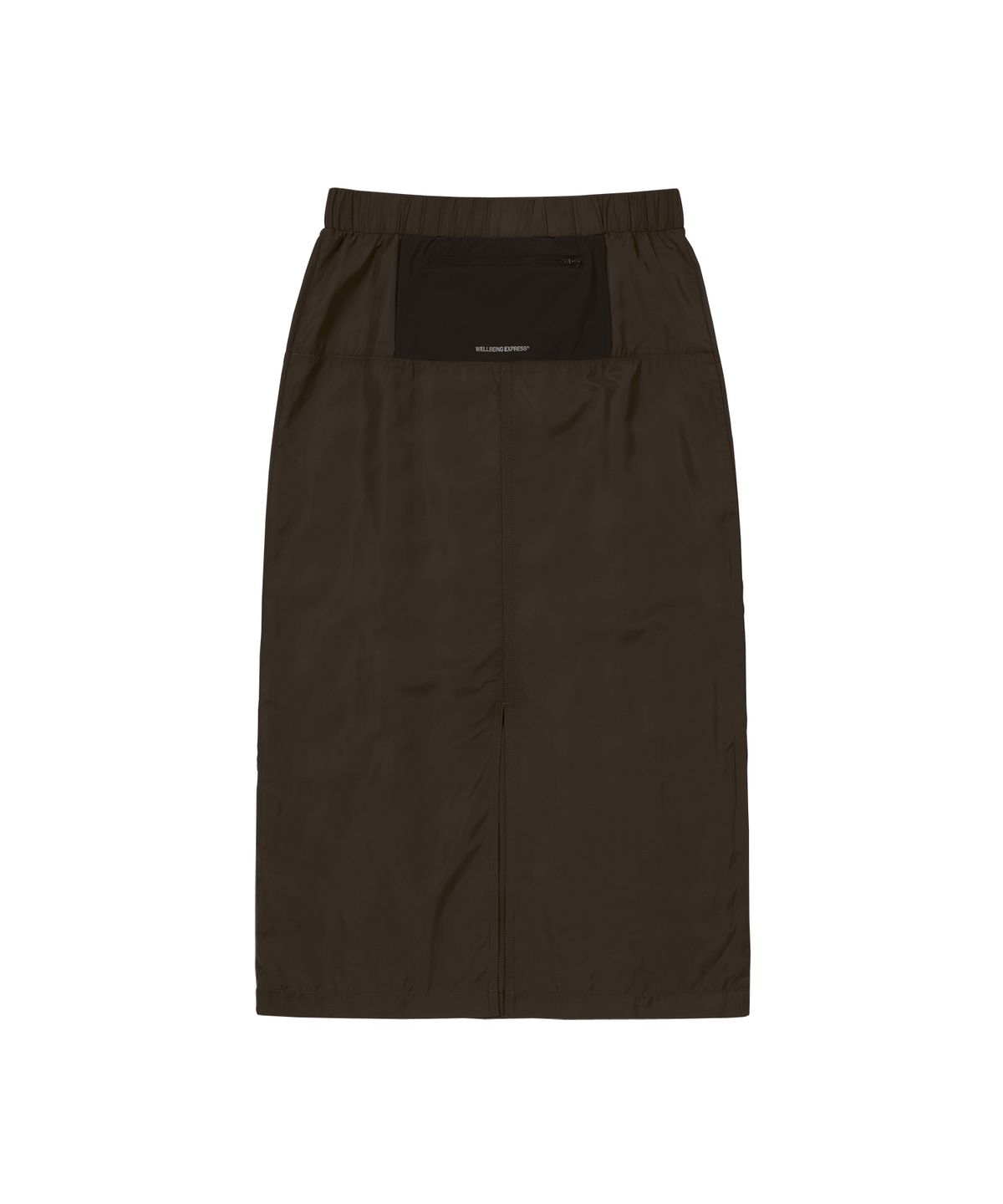 웰빙익스프레스(WELLBEING EXPRESS) Utility Zipper Skirt Brown