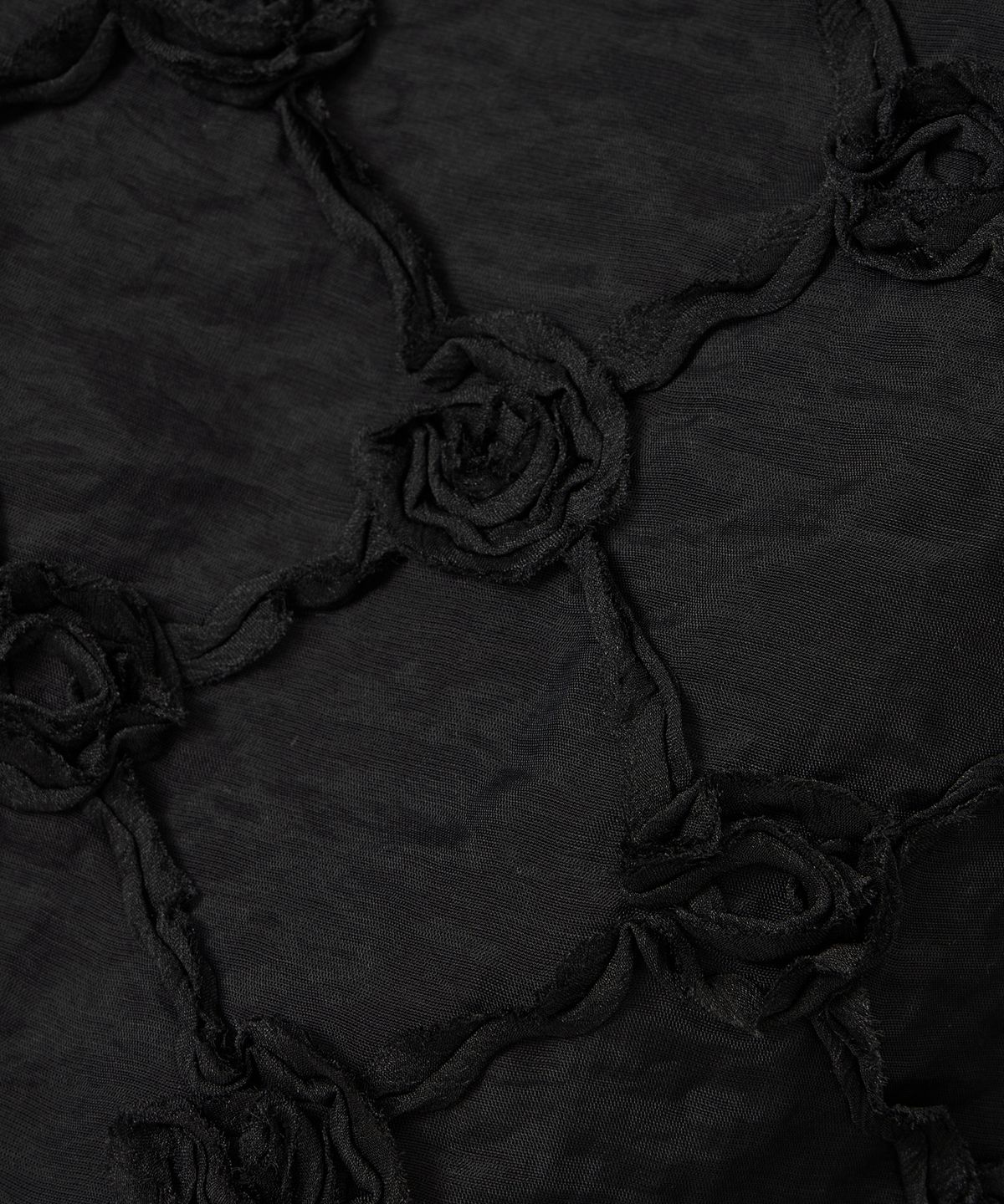 판도라핏(PANDORAFIT) Floral Lace Shoulder Bag (black)