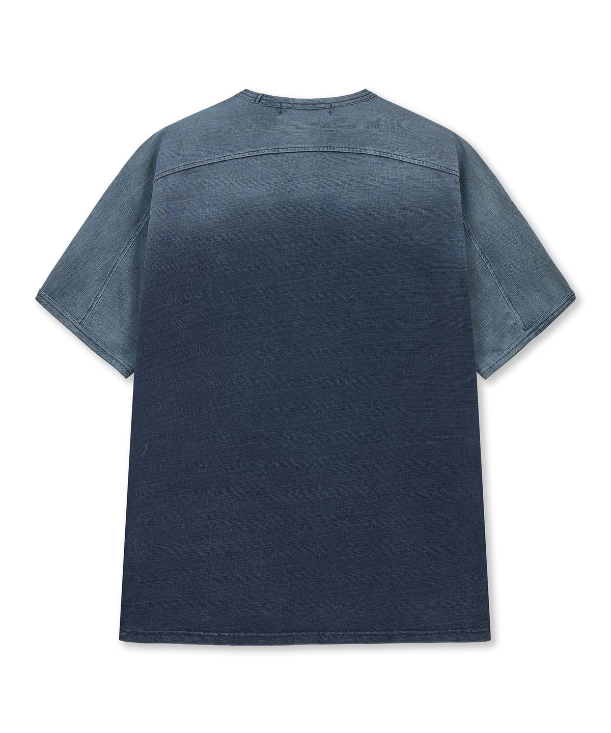 언지미크(UNGIMMICK) FADED RINGER T-SHIRT (INDIGO)