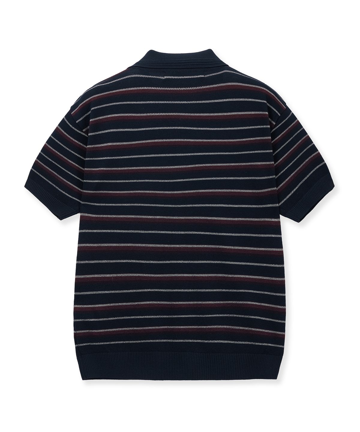 언지미크(UNGIMMICK) PREPPY KNIT POLO SHIRT (NAVY)