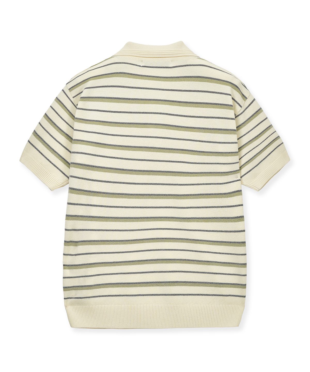언지미크(UNGIMMICK) PREPPY KNIT POLO SHIRT (IVORY)