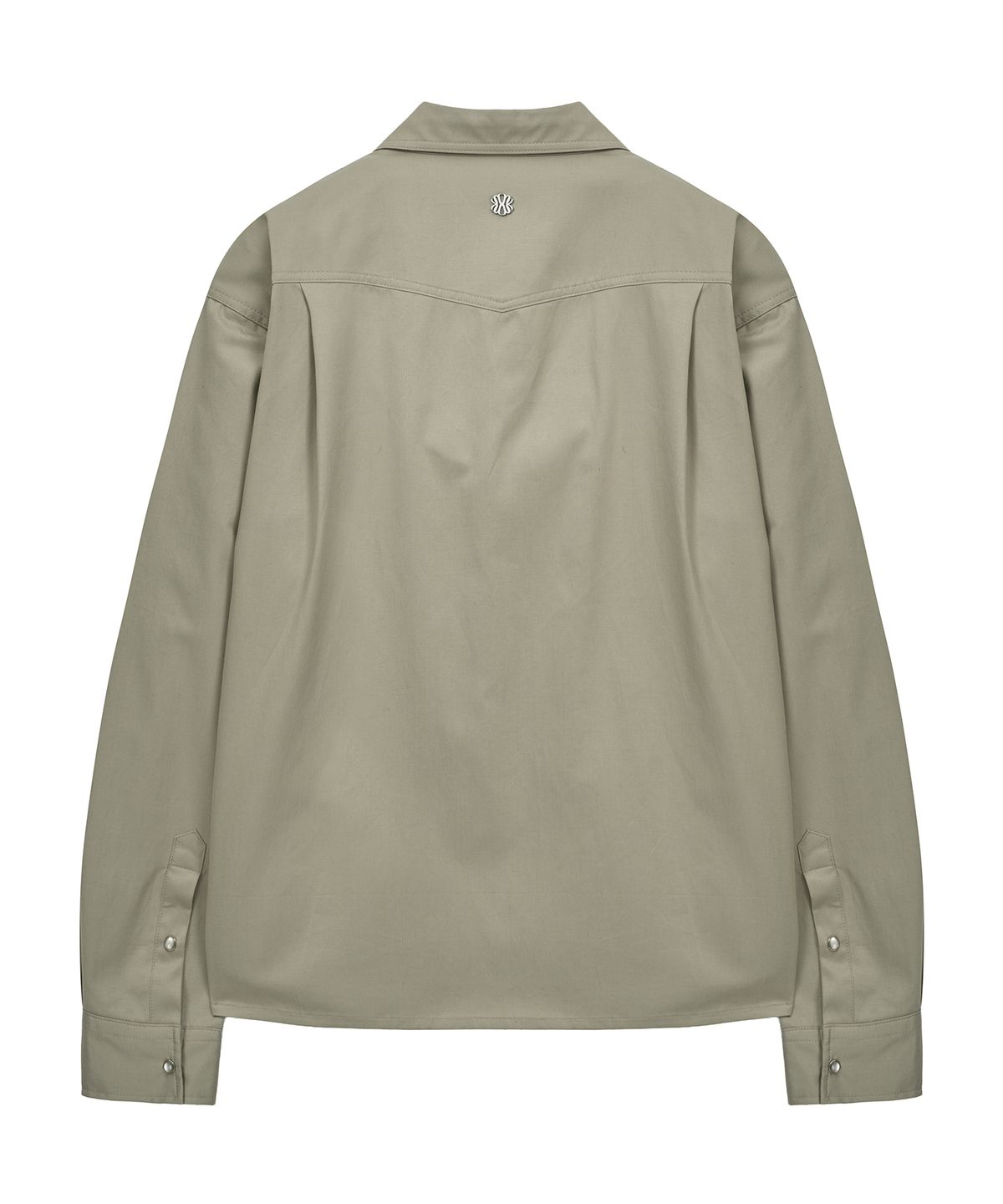 언지미크(UNGIMMICK) CROPPED WESTERN SHIRT (BEIGE)