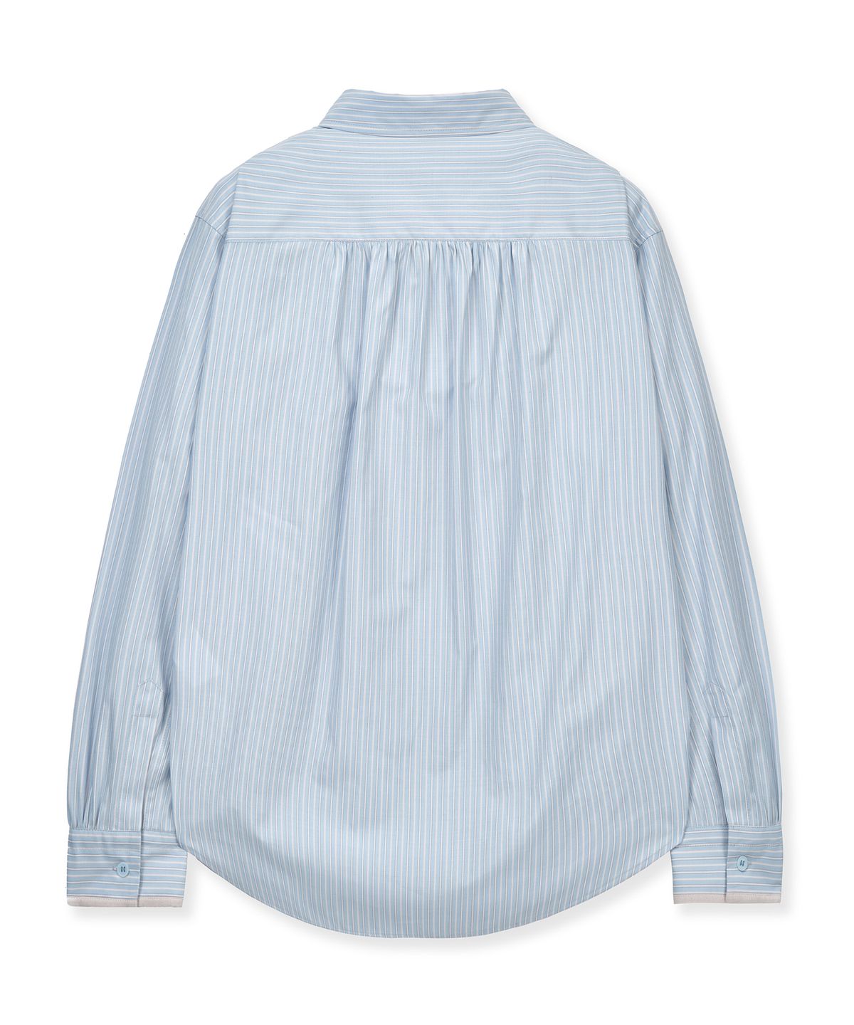 언지미크(UNGIMMICK) TAILORED MULTI STRIPE SHIRT (BLUE)