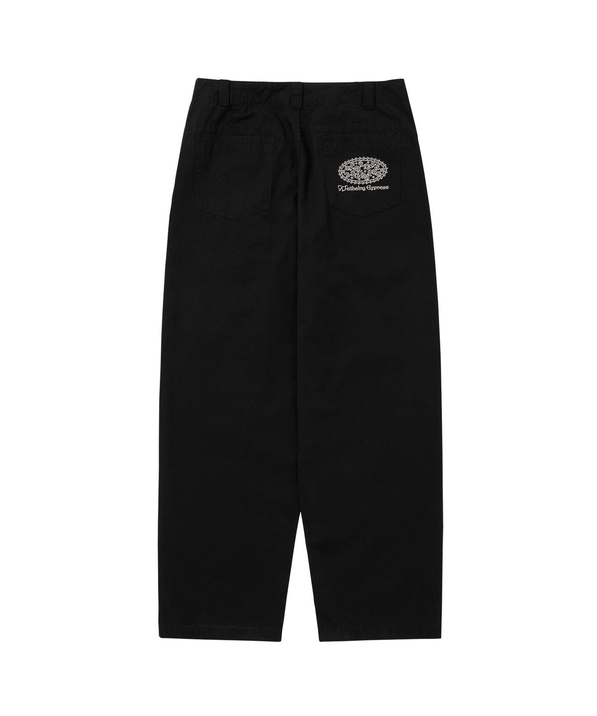 웰빙익스프레스(WELLBEING EXPRESS) Washed Stripe Pants Black