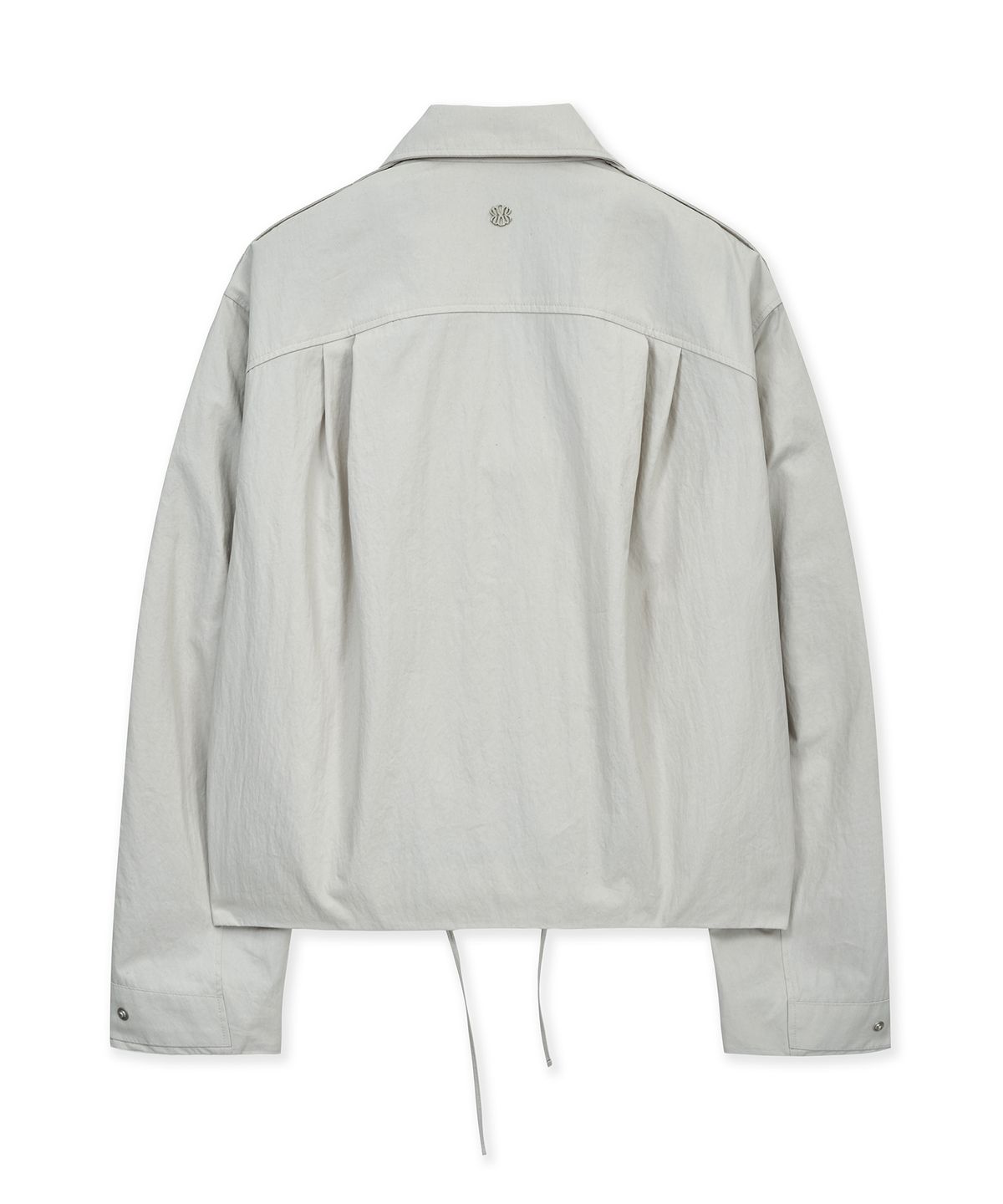 언지미크(UNGIMMICK) FIREMAN TRENCH JACKET (LIGHT GRAY)