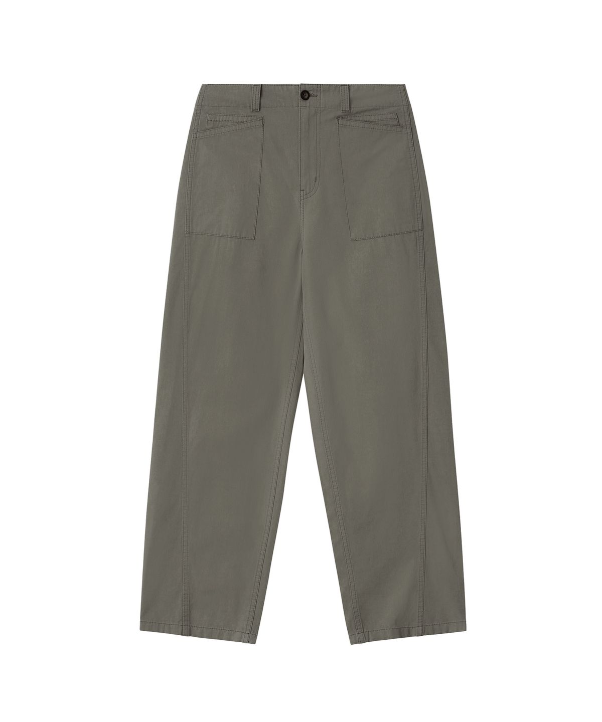 웰빙익스프레스(WELLBEING EXPRESS) Washed Stripe Pants Ash Khaki