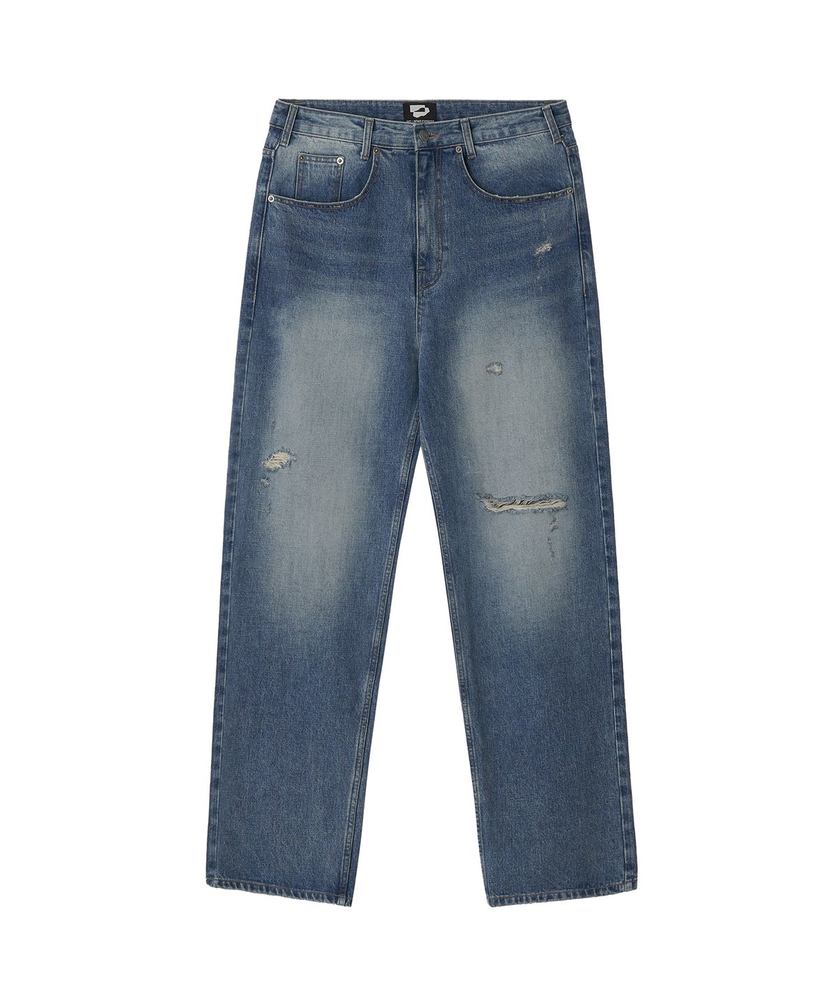 웰빙익스프레스(WELLBEING EXPRESS) Fake Pocket Denim Deep Blue