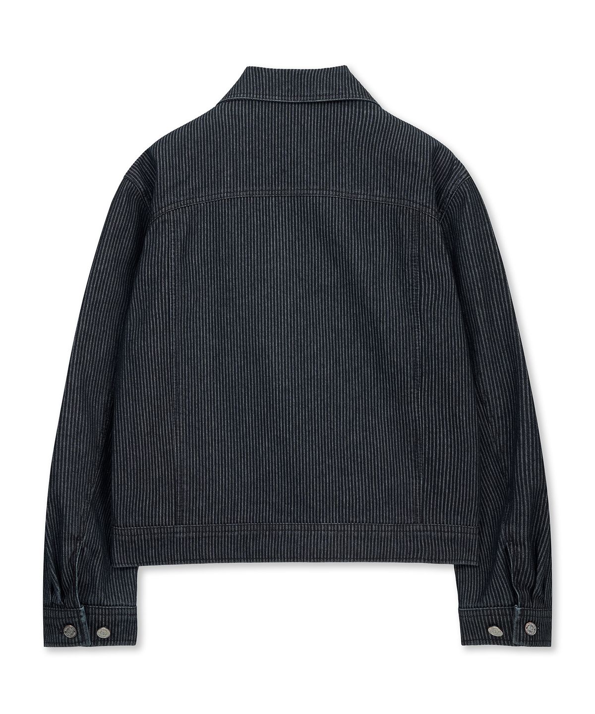 언지미크(UNGIMMICK) STRIPE DENIM JACKET (INDIGO)