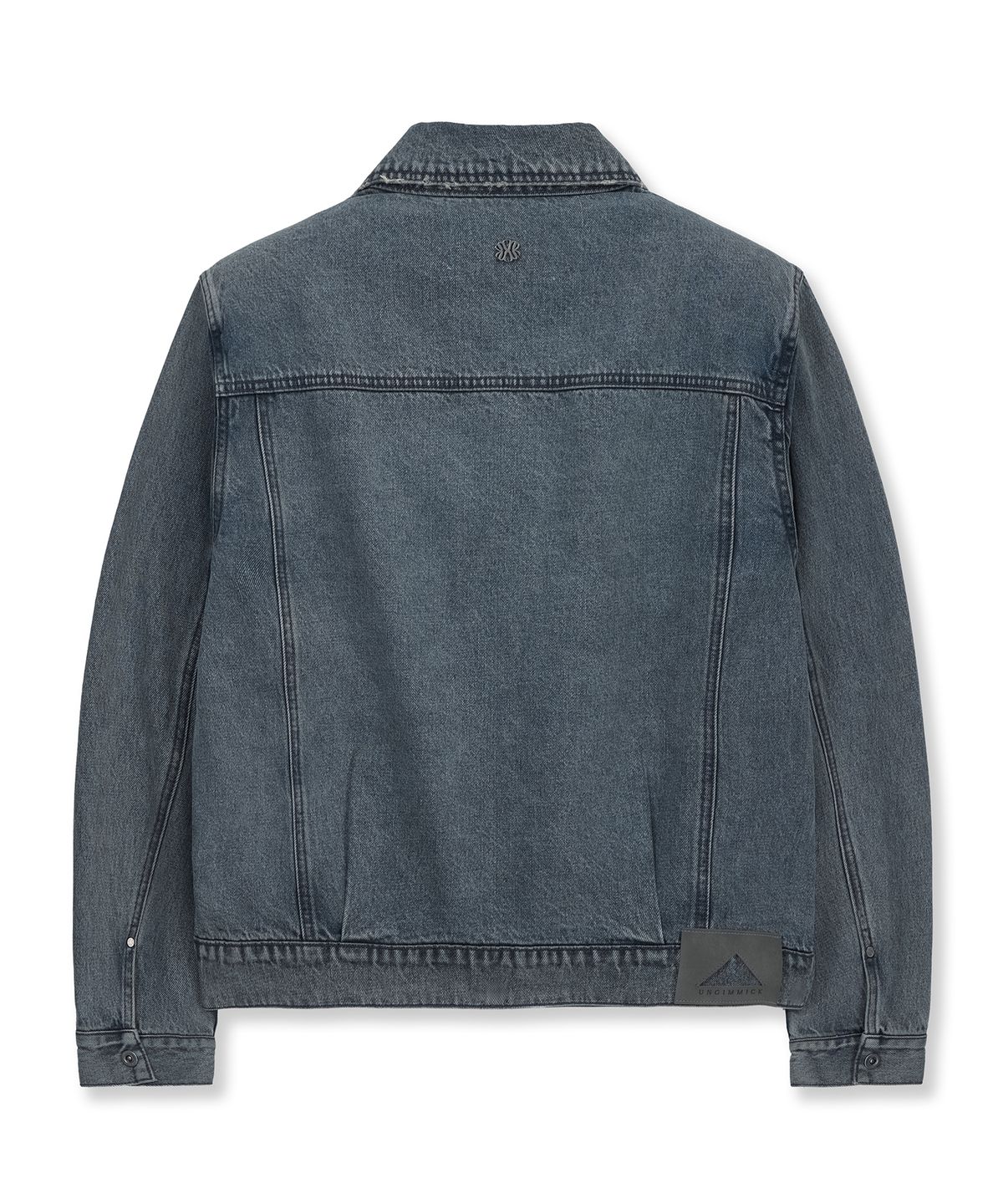 언지미크(UNGIMMICK) STRUCTURED FADE DENIM JACKET (VINTAGE BLUE)