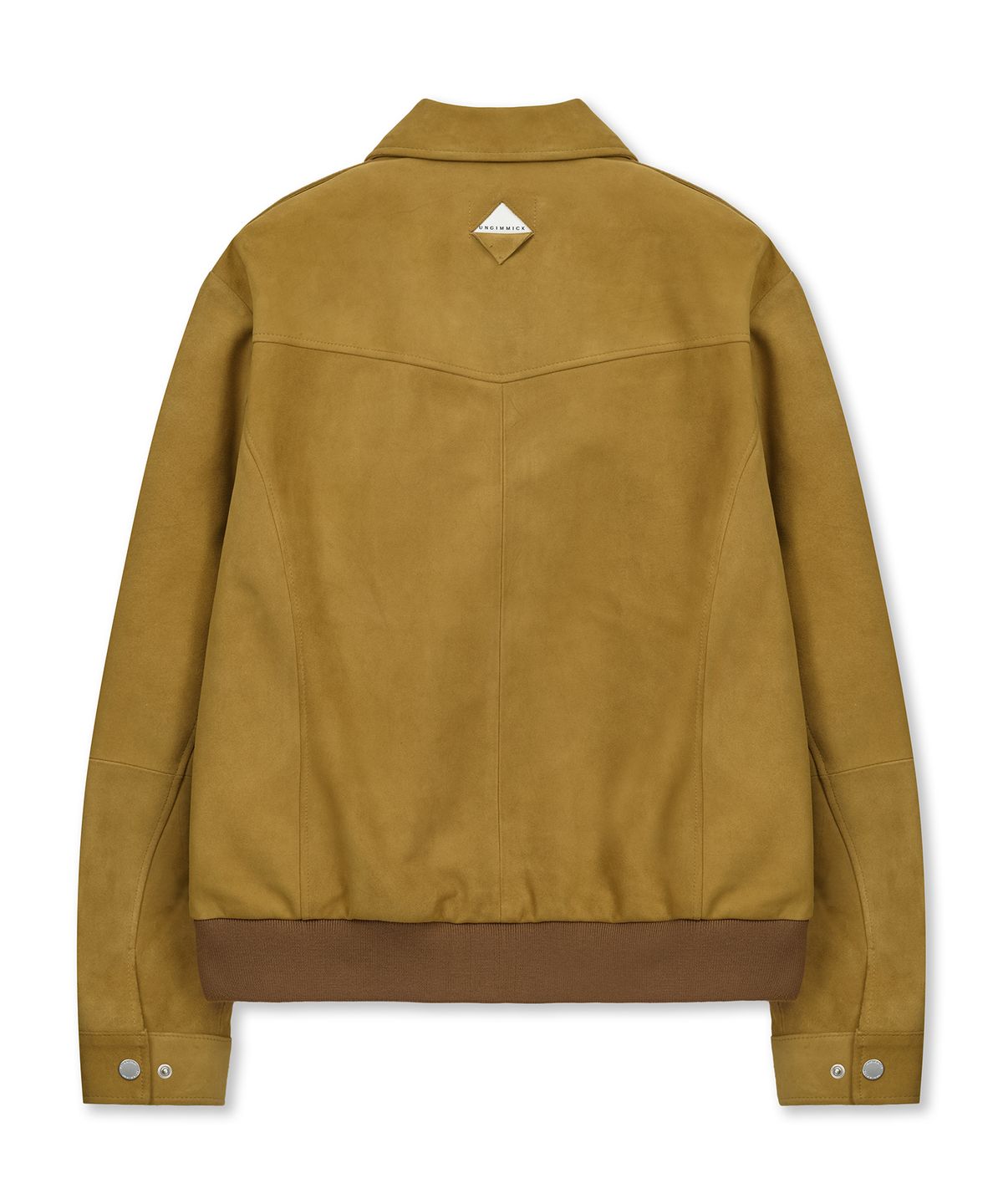 언지미크(UNGIMMICK) WESTERN SUEDE BLOUSON JACKET (MUSTARD / GOATSKIN)