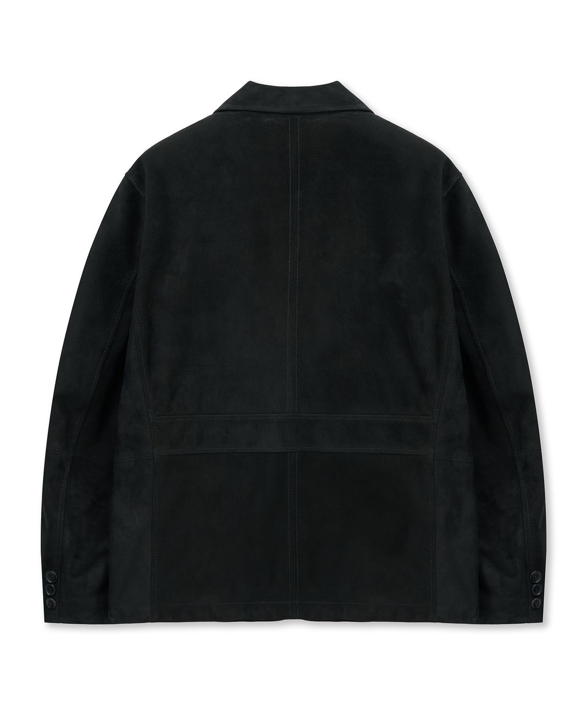 언지미크(UNGIMMICK) SUEDE TAILORED JACKET (BLACK / GOATSKIN)