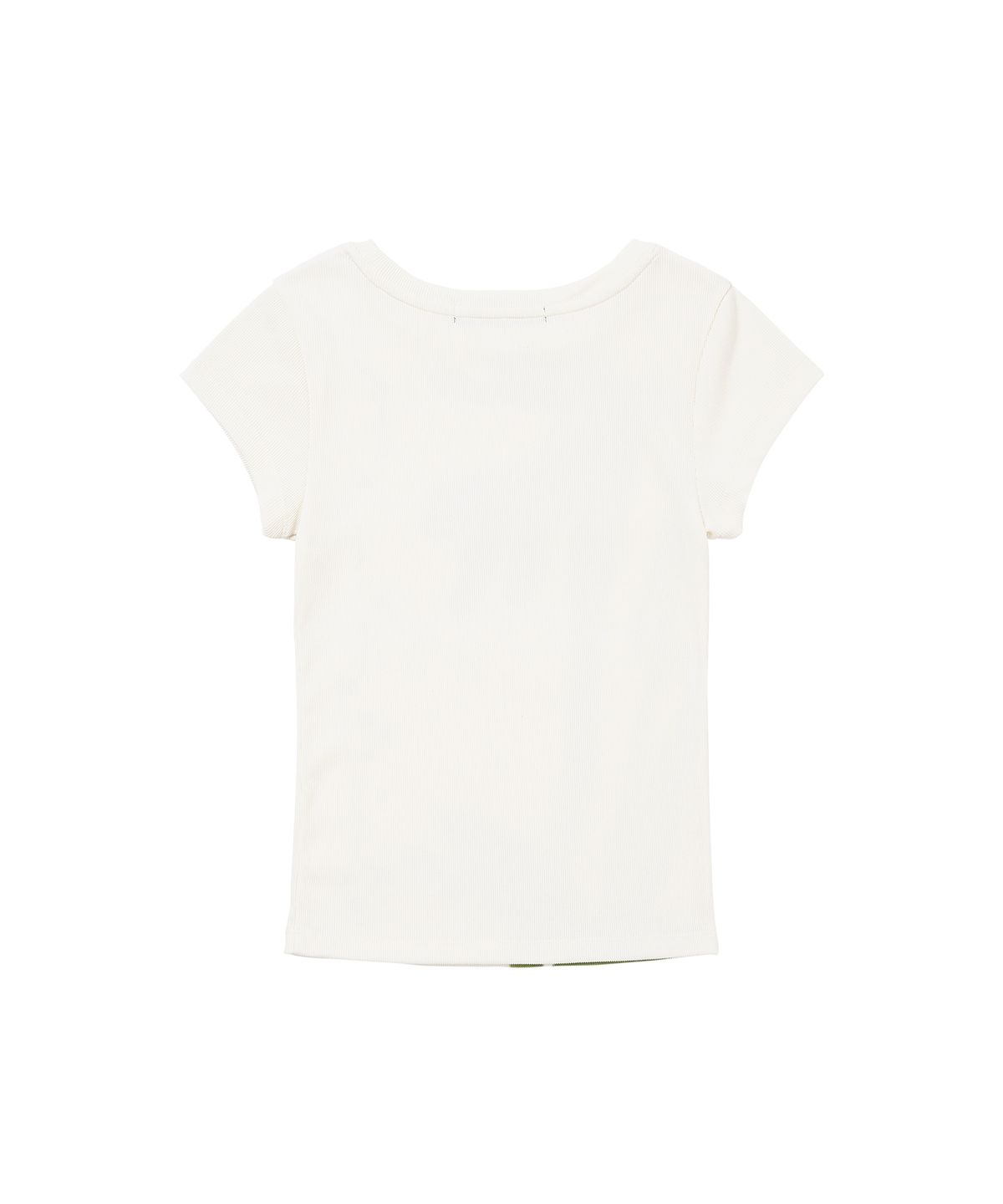 웰빙익스프레스(WELLBEING EXPRESS) Flower Half Sleeve-red White