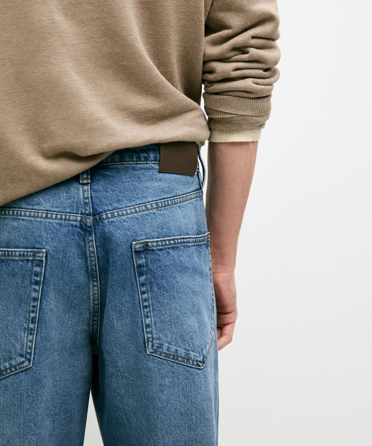 마시모두띠(MASSIMO DUTTI) 테이퍼드핏 진