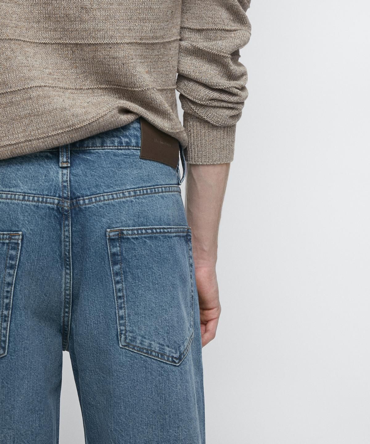 마시모두띠(MASSIMO DUTTI) 테이퍼드핏 진