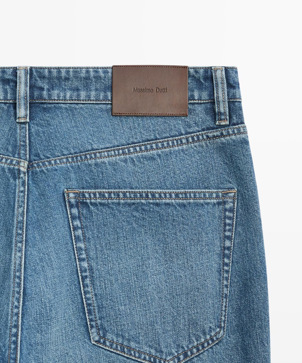 마시모두띠(MASSIMO DUTTI) 테이퍼드핏 진