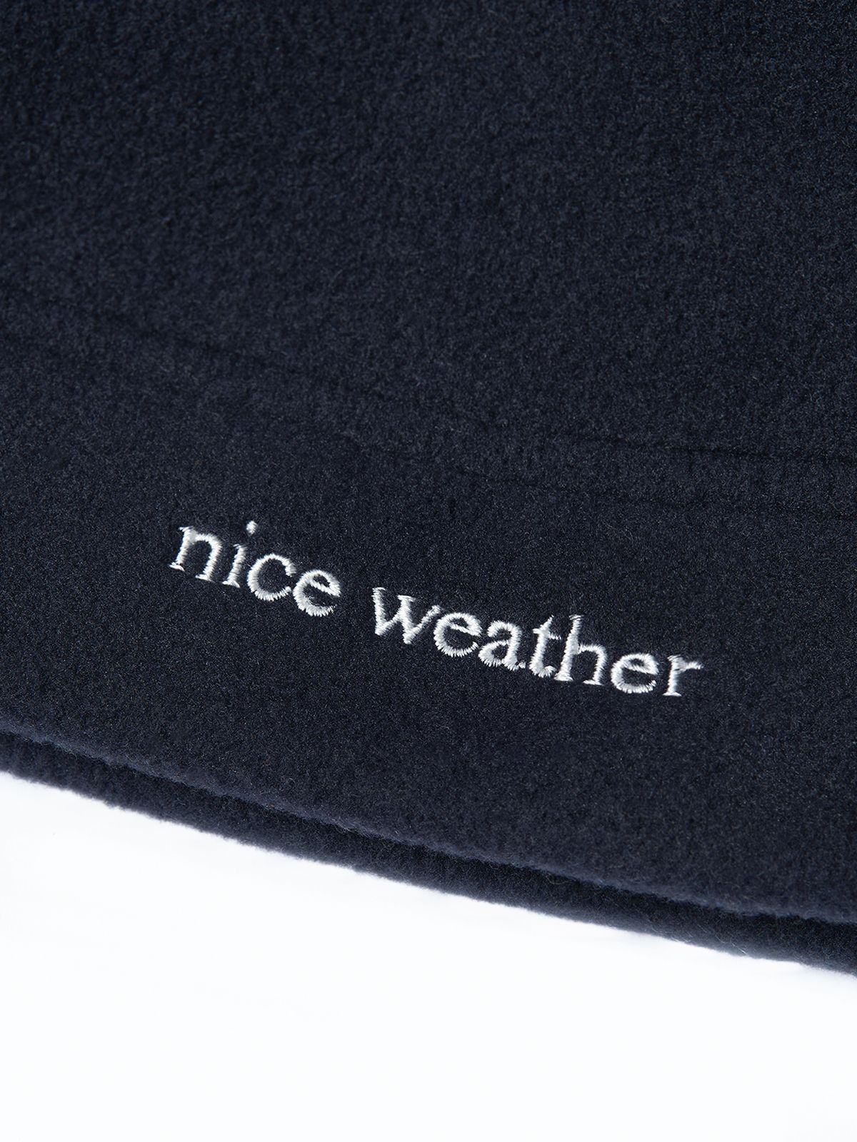 나이스웨더(NICEWEATHER) NW 플리스 비니 (네이비)