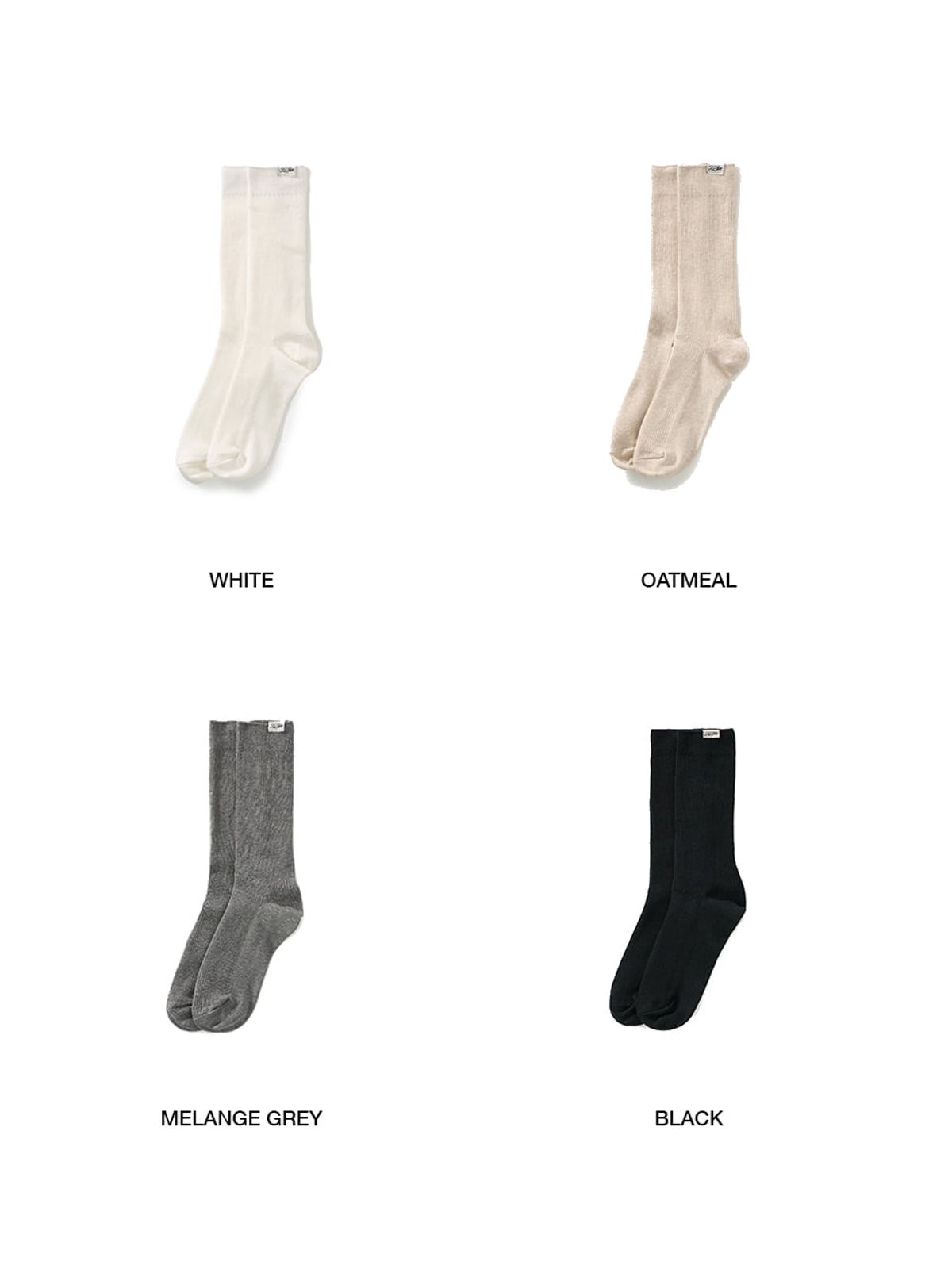 기준(KIJUN) Essential Logo Socks (4Colors)