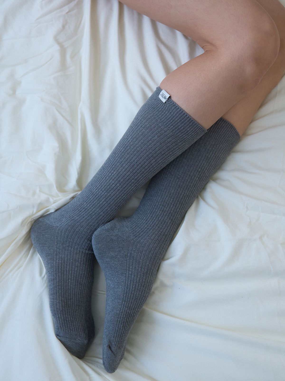 기준(KIJUN) Essential Logo Socks (4Colors)